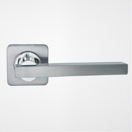 Дверная ручка ROSSI LINE LD 178-F21 SN/CP никель матовый/никель