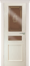 Дверь межкомнатная Varadoor Прага Ясень тон 6 с двумя стеклами - Карниз