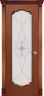 Дверь межкомнатная Varadoor Анкона Красное дерево Виттория 2 с большим вырезом - Капитель