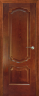 Дверь межкомнатная Varadoor Анкона Красное дерево Глухая - Наличник