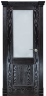 Дверь межкомнатная Varadoor Прага Ясень тон 8 с одним стеклом - Капитель