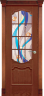 Дверь межкомнатная Varadoor Анкона Красное дерево Аква с решеткой - Капитель