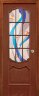 Дверь межкомнатная Varadoor Анкона Красное дерево Аква с решеткой - Наличник