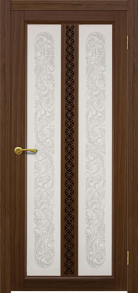 Дверь межкомнатная Matadoor М-порте Лира Орех люкс Стекло