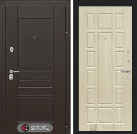 Входная дверь Лабиринт Мегаполис 12 - Беленый дуб