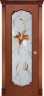 Дверь межкомнатная Varadoor Анкона Красное дерево Вуаль - Капитель