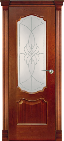 Дверь межкомнатная Varadoor Анкона Красное дерево Виттория 2