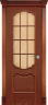 Дверь межкомнатная Varadoor Анкона Красное дерево Версаль с решеткой - Капитель