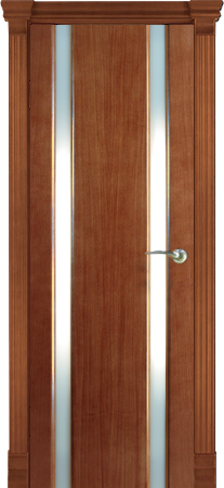 Дверь межкомнатная Varadoor Палермо Натуральная вишня две вставки
