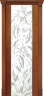 Дверь межкомнатная Varadoor Палермо Натуральная вишня Астра зеркало - Капитель