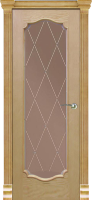 Дверь межкомнатная Varadoor Анкона Ясень тон 4 Версаль с большим вырезом