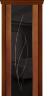 Дверь межкомнатная Varadoor Палермо Натуральная вишня стекло Ветка - Карниз