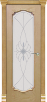 Дверь межкомнатная Varadoor Анкона Ясень тон 4 Виттория 2 с большим вырезом