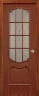 Дверь межкомнатная Varadoor Анкона Красное дерево Виттория 2 бронза с решеткой - Наличник