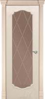 Дверь межкомнатная Varadoor Анкона Ясень тон 6 Версаль с большим вырезом