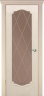 Дверь межкомнатная Varadoor Анкона Ясень тон 6 Версаль с большим вырезом - Карниз