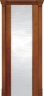 Дверь межкомнатная Varadoor Палермо Натуральная вишня стекло Раунда белая