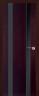 Дверь межкомнатная Varadoor Соренто Венге две вставки черного стекла - Наличник