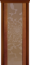 Дверь межкомнатная Varadoor Палермо Натуральная вишня стекло Шерхан - Карниз