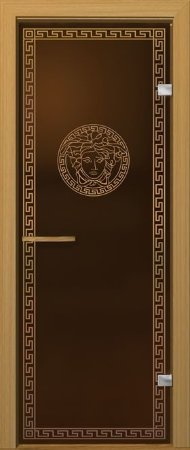 Дверь для бани Астрал Дизайн Империал матовая бронза