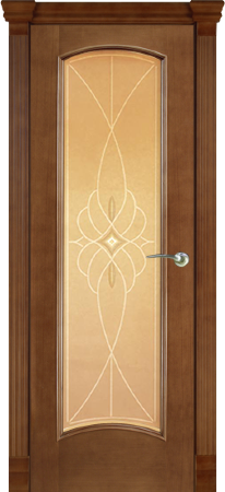 Дверь межкомнатная Varadoor Экзотика Анегри тон1 стекло Виттория 2