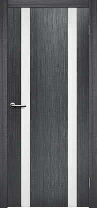 Дверь межкомнатная Matadoor Модерн Веста Серый дуб 2 Вставки