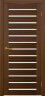 Дверь межкомнатная Matadoor М-порте Персей Орех люкс Белое стекло