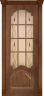 Дверь межкомнатная Varadoor Надежда Анегри тон1 со стеклом и решеткой