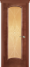 Дверь межкомнатная Varadoor Экзотика Натуральная вишня стекло Виттория 2 - Карниз