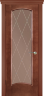 Дверь межкомнатная Varadoor Экзотика Натуральная вишня стекло Версаль - Карниз