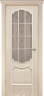 Дверь межкомнатная Varadoor Анкона Ясень тон 6 Виттория 2 бронза с решеткой - Карниз