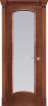 Дверь межкомнатная Varadoor Экзотика Натуральная вишня стекло Белое матовое - Капитель