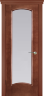 Дверь межкомнатная Varadoor Экзотика Натуральная вишня стекло Белое матовое - Карниз