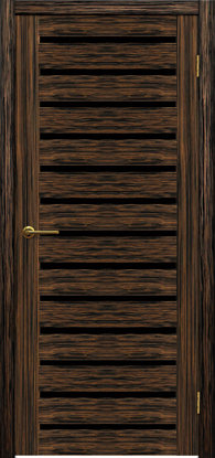 Дверь межкомнатная Matadoor М-порте Персей Эбен Черное стекло