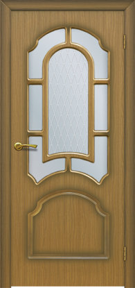 Дверь межкомнатная Matadoor Оберегъ Аврора Орех Стекло