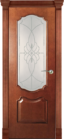 Дверь межкомнатная Varadoor Анкона Натуральная вишня Виттория 2
