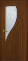 Дверь межкомнатная Matadoor Оберегъ Лана Орех античный Стекло