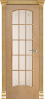 Дверь межкомнатная Varadoor Экзотика Ясень тон 4 со стеклом и решеткой