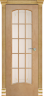Дверь межкомнатная Varadoor Экзотика Ясень тон 4 со стеклом и решеткой - Капитель