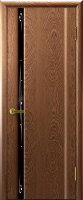Дверь межкомнатная Luxor Синай Американский орех Стекло с узором