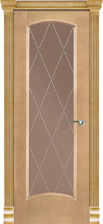 Дверь межкомнатная Varadoor Экзотика Ясень тон 4 стекло Версаль
