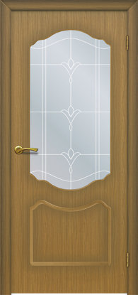 Дверь межкомнатная Matadoor Оберегъ Пандора Орех Стекло