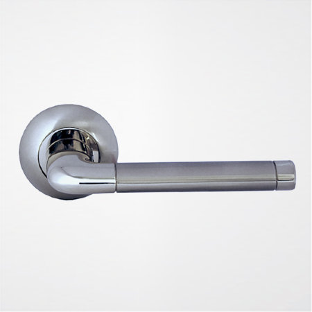 Дверная ручка ROSSI ARONA LD 28-1 SN/CP никель матовый/никель