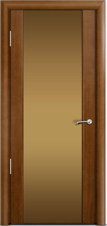 Дверь межкомнатная Milyana Omega Омега2 Анегри стекло бронзовое