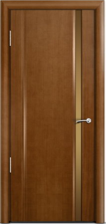 Дверь межкомнатная Milyana Omega Омега2 Анегри стекло узкое бронзовое
