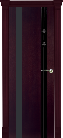 Дверь межкомнатная Varadoor Соренто Венге две вставки Искра