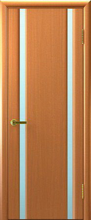 Дверь межкомнатная Luxor Синай 2 Анегри тон 34 Белое стекло