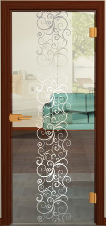 Дверь стеклянная Астрал Дизайн Мида