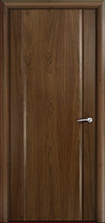 Дверь межкомнатная Milyana Omega Омега2 Американский орех Глухая