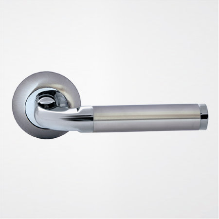Дверная ручка ROSSI MARTE LD 50-1 SN/CP никель матовый/никель